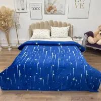 Patura Super Soft Cocolino, 200x230 cm – Rasfat absolut in zilele reci, Albastru, meteoriti