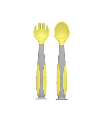 Set Engros lingurita si furculita , galben, U-Grow