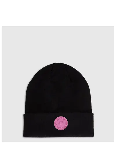 Caciula beanie copii - neagra - marime universala - material sintetic