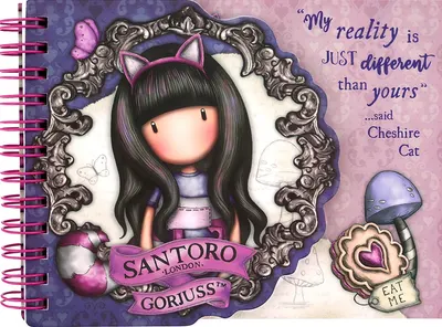 Caiet de note spiralat Santoro Gorjuss - Cheshire Cat