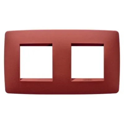 Placa ornament CProiector HORUS ONE - IN PAINTED TECHNOPOLYMER - 2+2 modul HORIZONTAL - RUBY - CProiector HORUS
