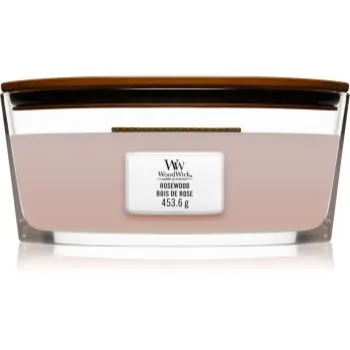 Woodwick Rosewood lumânare parfumată cu fitil din lemn (hearthwick)