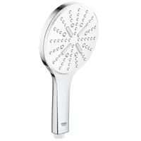 Para de dus Grohe Rainshower SmartActive 130 26544LS0, 1/2, universala, 3 pulverizari, anti-calcar, Crom/Alb