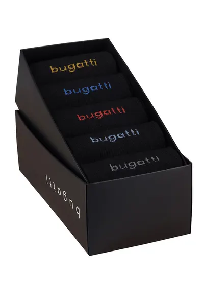 Set 5 perechi sosete barbati - 6260X - negre - Negru