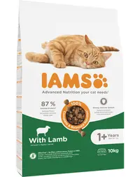 IAMS for Vitality Hrana uscata pentru pisici adulte, cu miel 10 kg