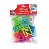 Forme modelat plastilina, litere, 26buc/set, Fatih