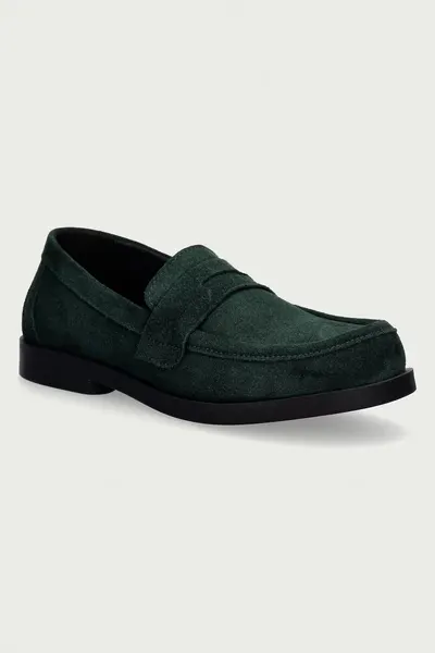 Fly London loafers slip-on pentru femei din piele întoarsă ANKI534FLY