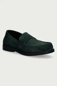 Fly London loafers slip-on pentru femei din piele întoarsă ANKI534FLY