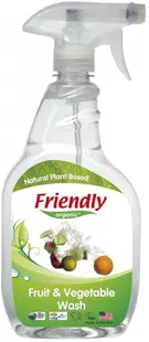 Solutie pentru curatat fructe si legume Friendly Organic - 650 ml