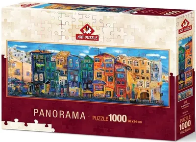 Puzzle panoramic Art Puzzle din 1000 de piese - Orasul colorat