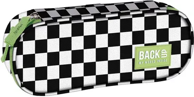 Penar oval BackUp 8 A - Checkerboard White