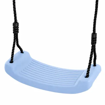 Leagan pentru copii din plastic HDPE rezistent la intemperii albastru pastel KBT