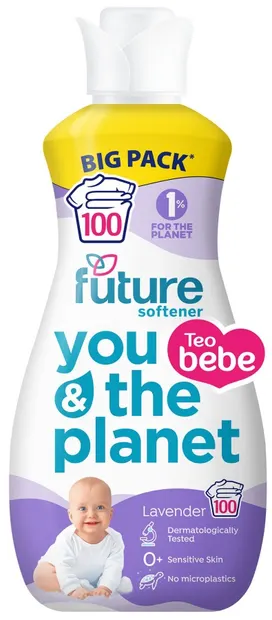 Balsam de rufe Future Baby - Lavandă, 2 l, 100 spălări