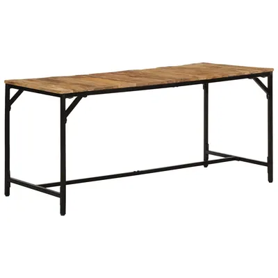 Gossi masa de sufragerie 160x80x75 cm lemn masiv mango brut