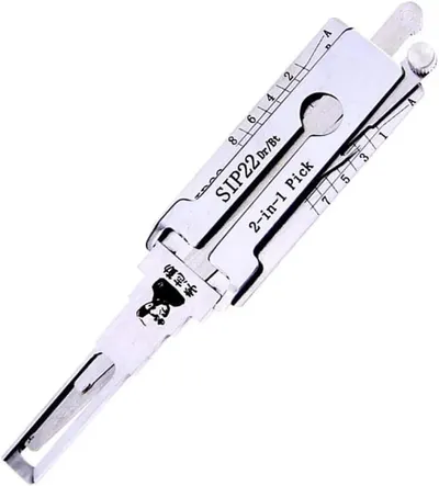 Decodor Unealta Auto Lishi Original SIP22 2-in-1 pentru Chei Fiat 500, Alfa Romeo, Iveco, Jeep, Dodge – Usi si Portbagaj