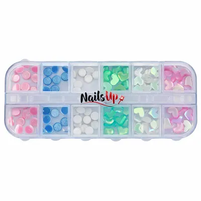 Decor Unghii NailsUp Mix Set Nail Art Aurora Cristal 03