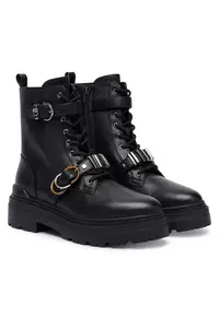 Pantofi dama - Piele naturala - Negru -