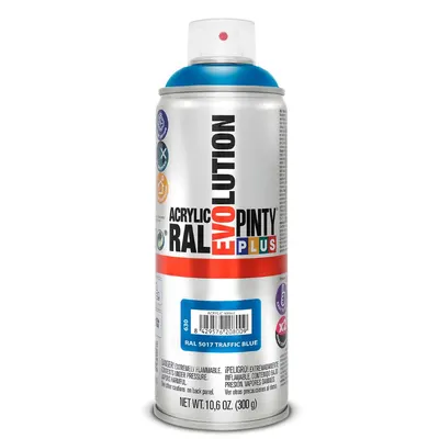 Vopsea Spray acrilica albastru trafic, interior / exterior, ral 5017, 400 ml
