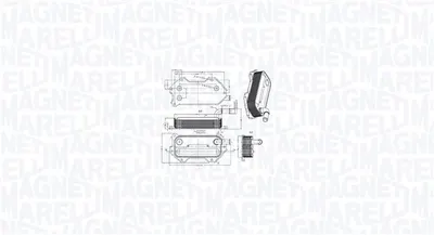 Radiator Ulei Potrivit Lexus Is Ii; Toyota Auris, Avensis, Corolla, Corolla Verso, Rav 4 Iii, Rav 4 Iv, Verso 2.0d 2.2d 07.05-09.19