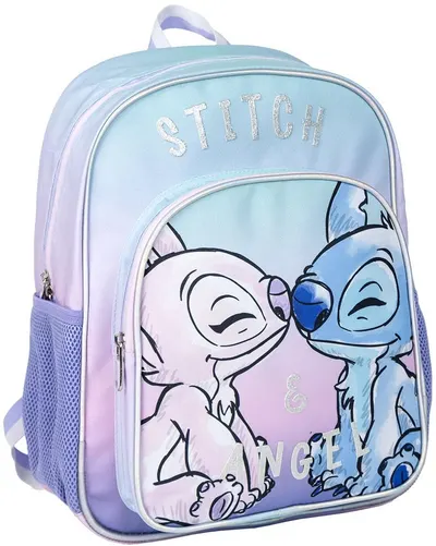 Ghiozdan școlar Cerda Stitch - Stitch & Angel Kiss, 1 compartiment