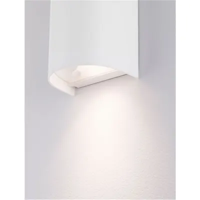 Aplica YORK Nisipiu Alb Acrylic Dispersor policarbonat LED GU10 2x10 Wat 100-240 Volt IP65 Fara bec