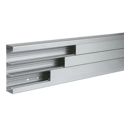 Optiline 45 - Canal De Cabluri Instalare - 185X55 Mm - Alum. - Natural - 2000 Mm