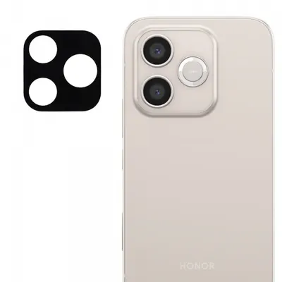 Folie de protectie Camera Spate Techsuit pentru Honor 600 Lite, Sticla Securizata, Neagra