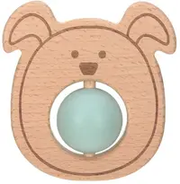 Inel gingival Lassig - Little Chums Dog, albastru