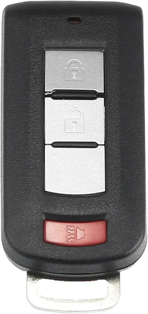 Carcasa Cheie Auto Techstar cu 3 butoane, Compatibila Mitsubishi Outlander 2010–2018, Lancer 2008–2016