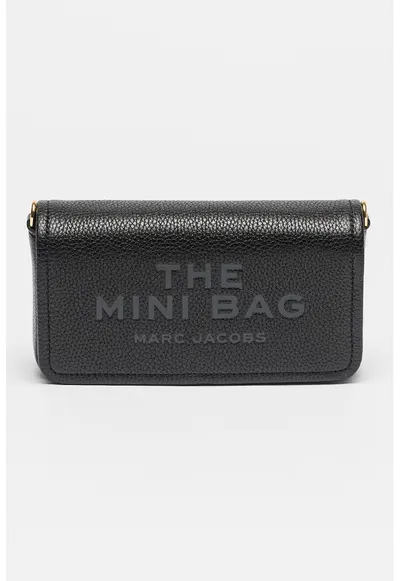 Geanta crossbody din piele cu logo The Mini - Negru