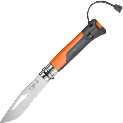 Cuțit pliabil Opinel Outdoor - №8, Soft Orange