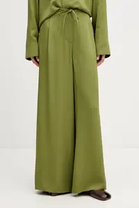 Marc O'Polo pantaloni wide leg pentru femei din vâscoză