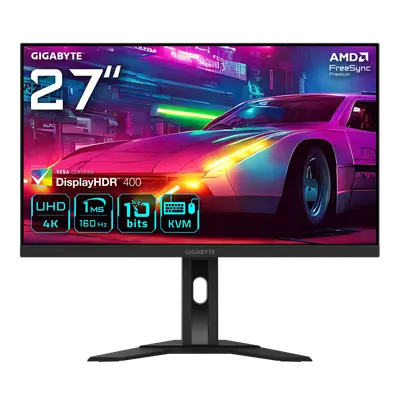 Monitor Commercial Gigabyte M27UA, 27", 3840 x 2160 pixeli, Black, 3 ani Garantie