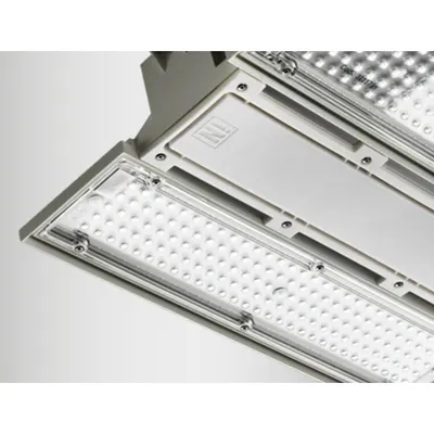 Lama Plus 100 LED industrial 99W IP66 – corp profesional suspendat pentru hale si spatii logistice