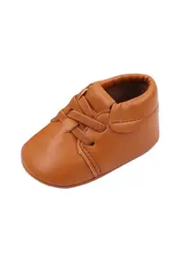 Pantofi Model Stan - Elegant - Piele ecologica - Baieti - Siret - Maro