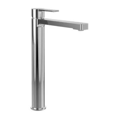 Baterie inalta pentru lavoar cu ventil click clack, crom, VilleroyBoch Architectura