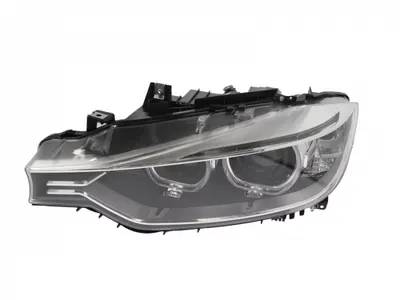 Far stanga (D1S, reglaj electric, fundal gri, Semnalizator transparent) BMW Seria 3 (F30, F80), Seria 3 (F31) 2011-2019