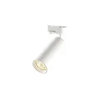 Proiector pe sina, bec LED GU10, putere 35W, aluminiu alb mat