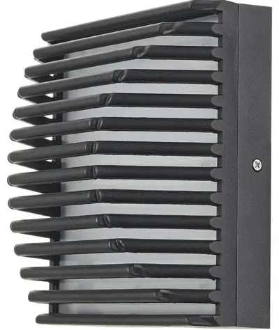 Aplica LED exterior Elbulgaria - Eric, 18W, IP44, 4000K, negru