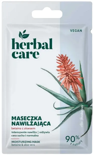 Farmona Herbal Care Mască hidratantă pentru față cu betaină și aloe vera, 7 g