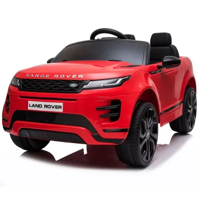 Masinuta electrica pentru copii Nichiduta Range Rover Red 12V 70W cu scaun piele si roti EVA, centuri siguranta, mufa mp3, slot usb, functie slow start, telecomanda