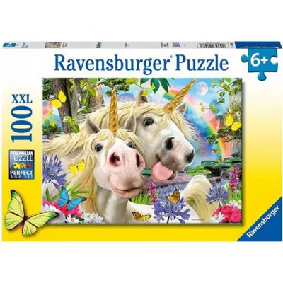 Puzzle Selfie cu Unicorni, 100 Piese
