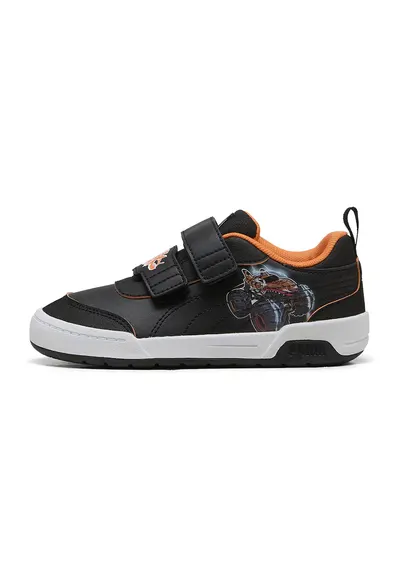 Pantofi sport Multiflex 2 Hot Wheels cu velcro - Negru/Portocaliu