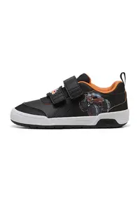 Pantofi sport Multiflex 2 Hot Wheels cu velcro - Negru/Portocaliu