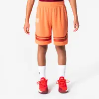 Șort de baschet NBA, SH900 Portocaliu Copii
