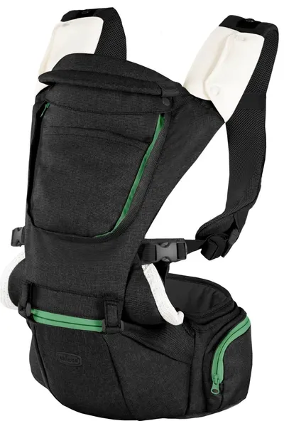 Cangur ergonomic 3 în 1 Chicco - Hip Seat, Pirate Black