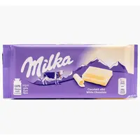 Ciocolata alba Milka, 90g Engros