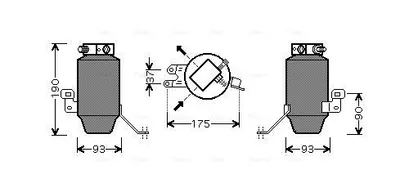 Uscator aer conditionat potrivit BMW 8 (E31) 4.0-5.6 01.90-12.99