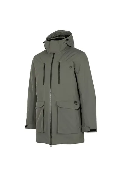 Jacheta sport model H4Z22-KUM001 - confortabila - impermeabila - cu gluga ajustabila - poliester