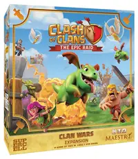 Extensie pentru jocul de masă Clash of Clans: The Epic Raid - Clan Wars